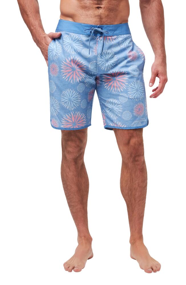 TravisMathew Sand Smuggler Board Shorts in Quiet Harbor Cover