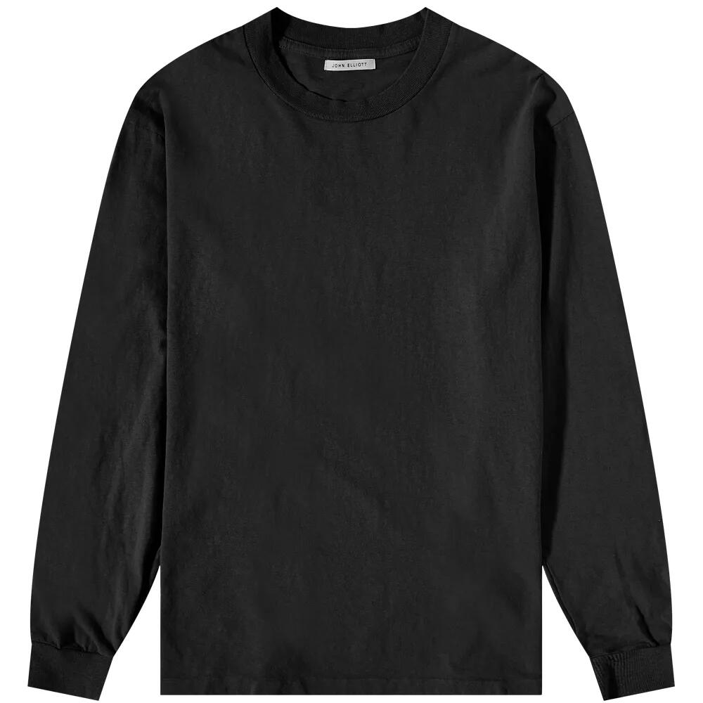 John Elliott Men's Long Sleeve University T-Shirt in Black Cover