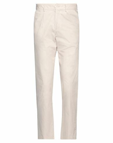 Seventy Sergio Tegon Man Pants Ivory Cotton Cover