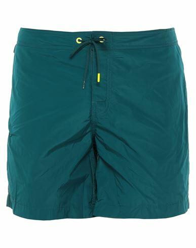 Sundek Man Swim trunks Deep jade Polyester Cover