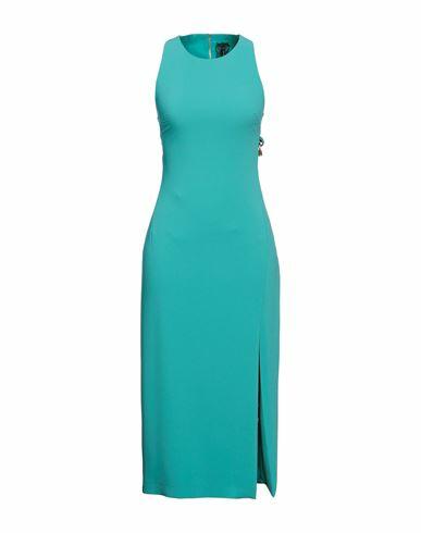 Patrizia Pepe Sera Woman Midi dress Green Polyester, Elastane Cover