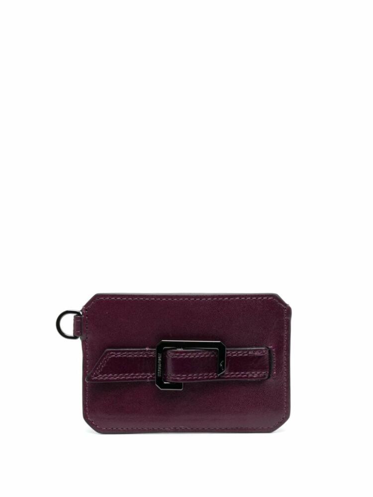 Zadig&Voltaire Le Cecilia leather card holder - Purple Cover