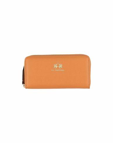 La Martina Woman Wallet Camel Polyurethane Cover