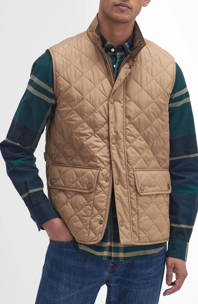 Barbour Quilted Vest in Light Sandstone Cover