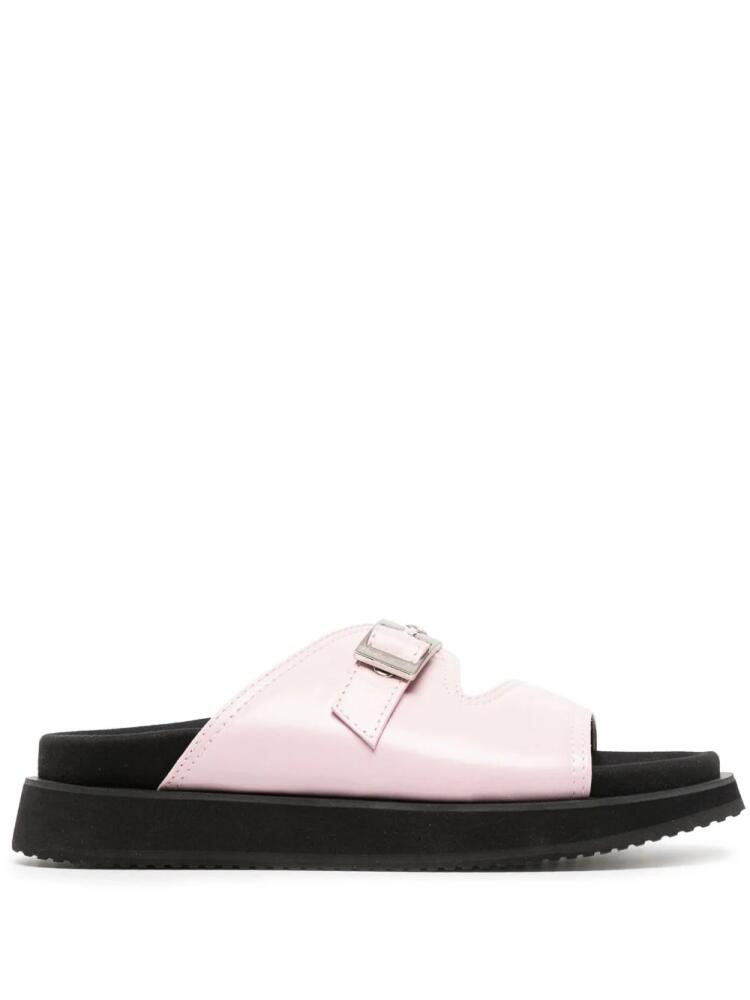 Reike Nen buckle-fastening leather sandals - Pink Cover