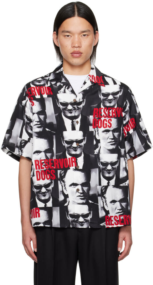 WACKO MARIA Black & Gray Printed Shirt Cover