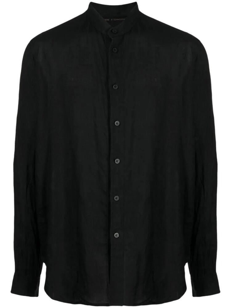 Forme D'expression long-sleeve cotton shirt - Black Cover