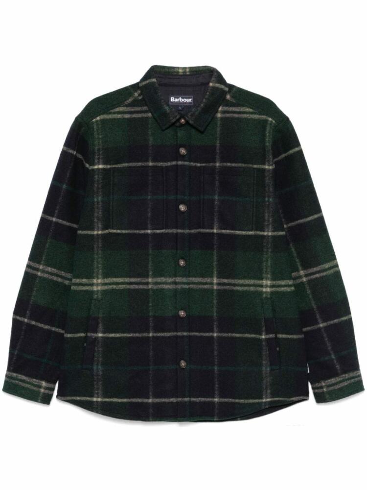 Barbour tartan overshirt - Green Cover