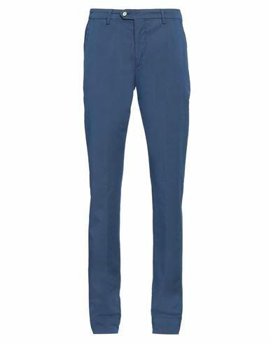 Betwoin Man Pants Navy blue Cotton, Polyester, Elastane Cover