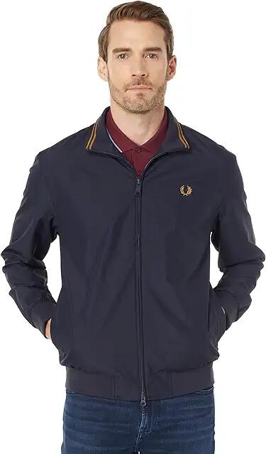 Fred Perry Brentham Jacket (Navy) Men's Coat Cover