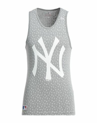 New Era Man Tank top Grey Cotton, Polyester Cover