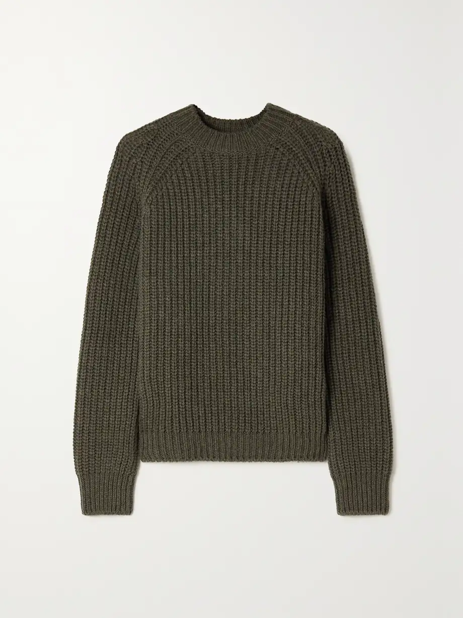 Loro Piana - Davenport Ribbed Cashmere Sweater - Green Cover