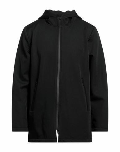 Homeward Clothes Man Coat Black Polyester, Elastane Cover