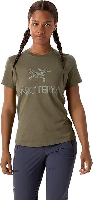 Arc'teryx Arc'Word Cotton Short Sleeve T-Shirt (Tatsu/Forage) Women's Clothing Cover