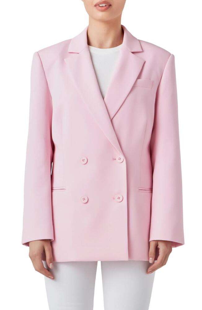 Endless Rose Double Breasted Blazer in Pink Cover