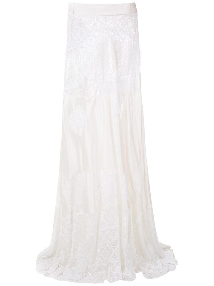 Amir Slama lace maxi skirt - White Cover