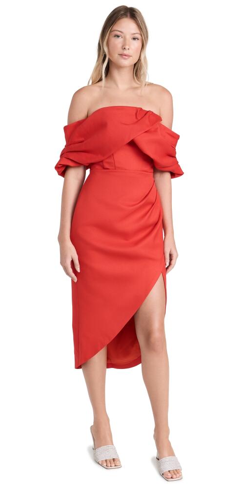 Elliatt March Dress Red Cover