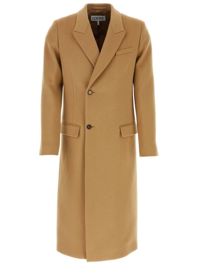 LOEWE felted coat - Brown Cover