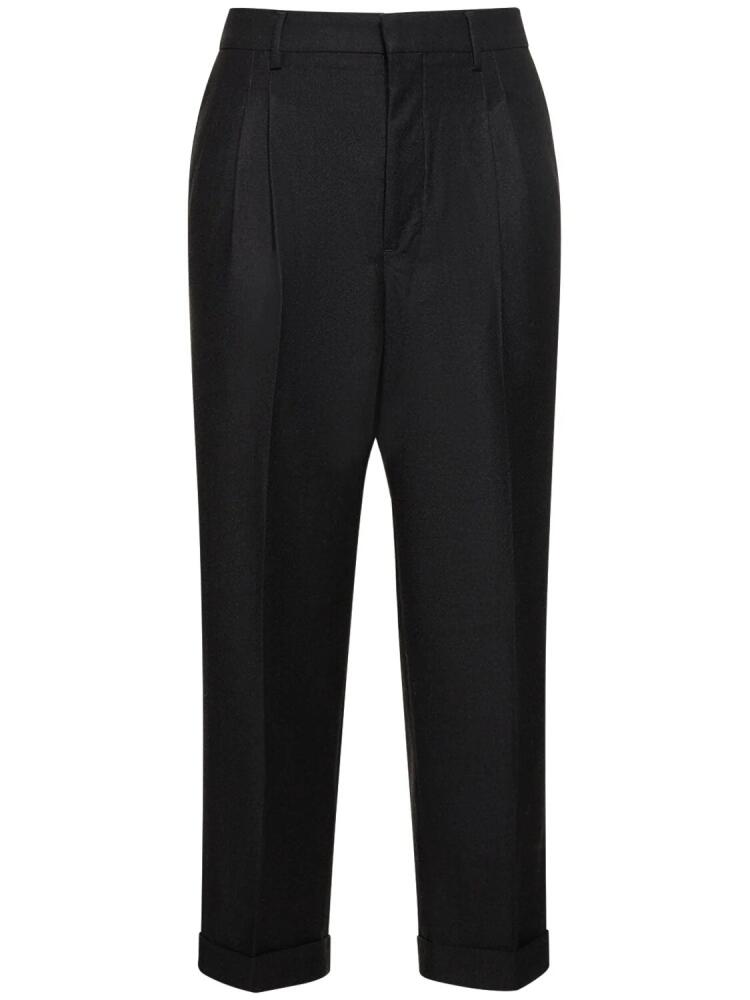 AMI PARIS Wool Cropped Pants Cover