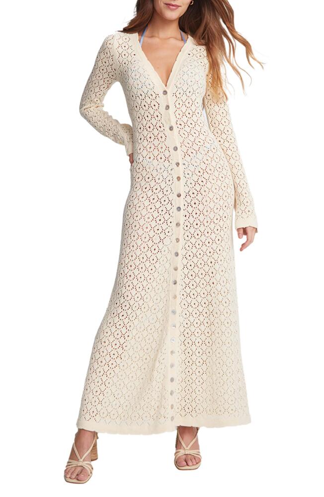 Capittana Alexandra Long Sleeve Cover-Up Maxi Dress in Ivory Cover