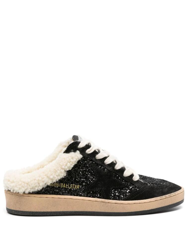 Golden Goose Ball-Star Sabot suede slip-on sneakers - Black Cover