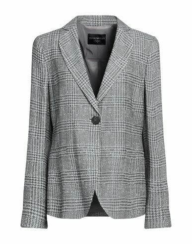 Emporio Armani Woman Blazer Grey Viscose, Polyester Cover