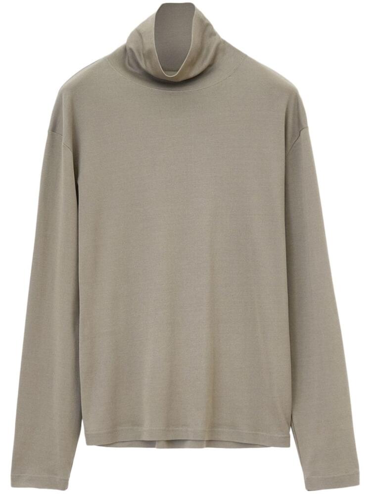 LEMAIRE roll-neck long-sleeve jumper - Neutrals Cover