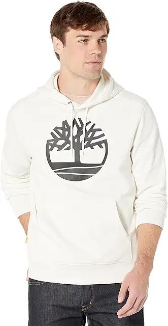 Timberland Core Tree Logo Pullover Hoodie Brushback (Vintage White) Men's Clothing Cover