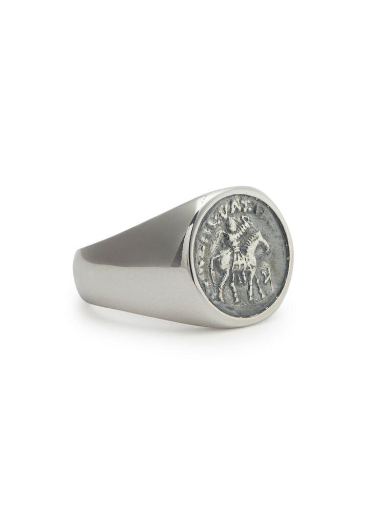 Tom Wood Coin Sterling Silver Signet Ring Cover