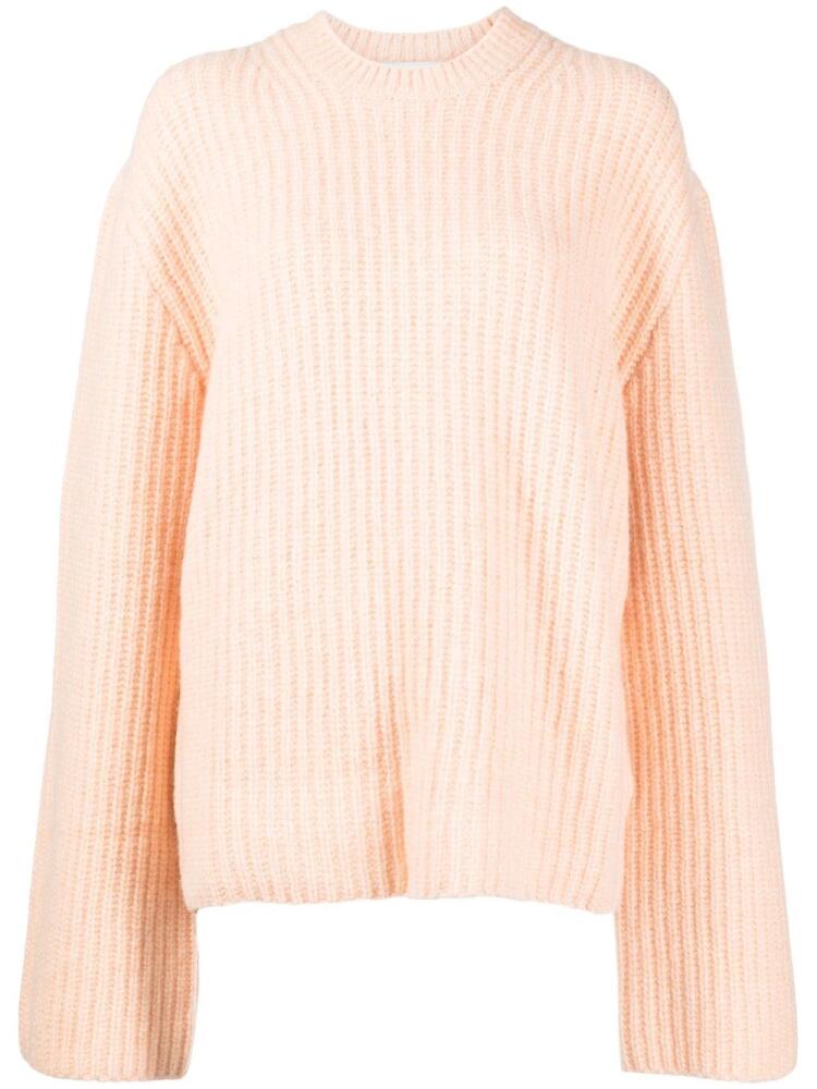 Nanushka extra-long-sleeve knitted jumper - Orange Cover