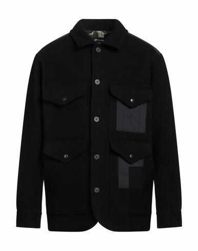 Comme Des Garçons Man Coat Black Wool Cover