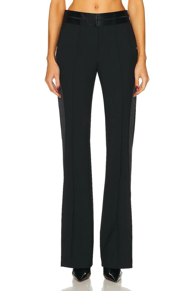 Helmut Lang Wool Bootcut Trouser in Black Cover