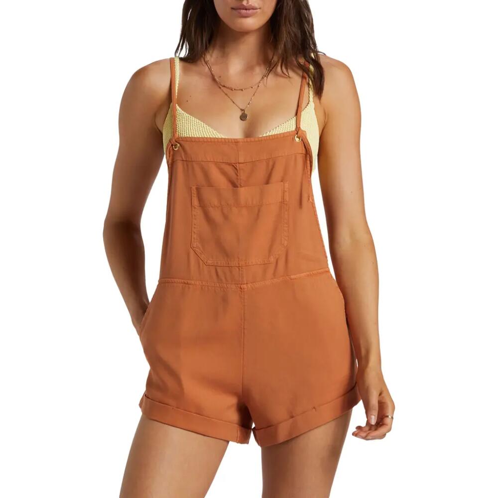 Billabong Wild Pursuit Short Overalls in Toffee Cover