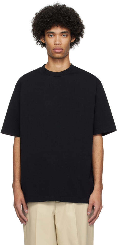 Róhe Black Oversized T-Shirt Cover