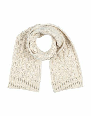 Jil Sander Man Scarf Beige Wool Cover