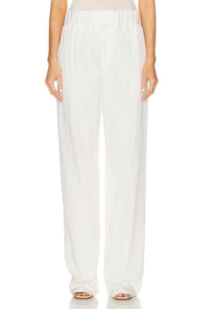 Bottega Veneta Wide Leg Pant in Cream Cover