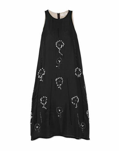 Wales Bonner Woman Midi dress Black Silk Cover