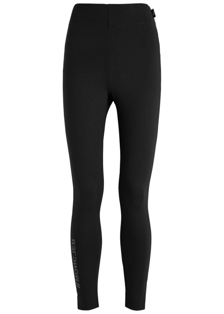 Moncler Grenoble Day-Namic Logo Stretch-jersey Leggings - Black Cover