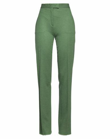 Ferragamo Woman Pants Green Virgin Wool Cover