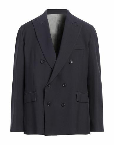 Reveres 1949 Man Blazer Midnight blue Viscose, Polyester Cover