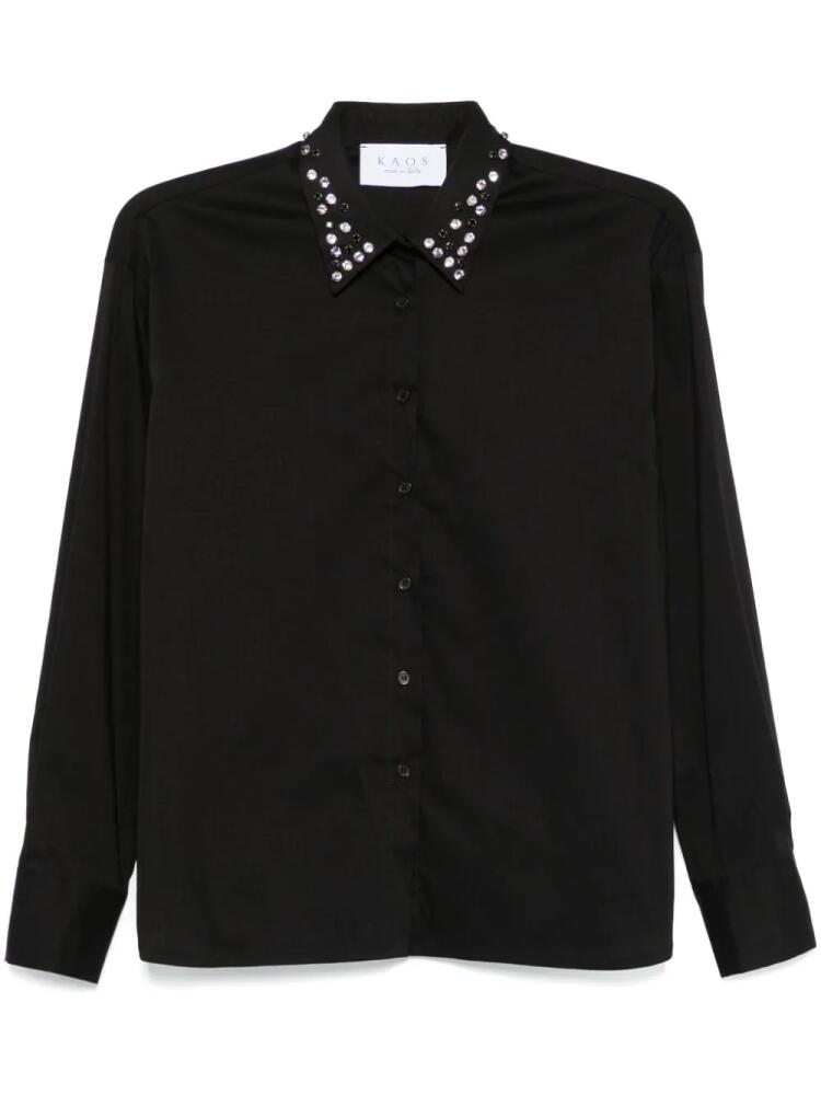 kaos rhinestone-embellished shirt - Black Cover