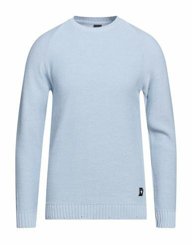 Why Not Brand Man Sweater Sky blue Acrylic, Wool Cover