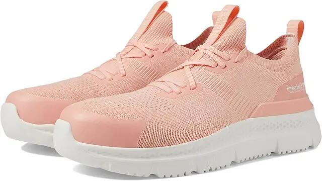 Timberland PRO Setra Knit Composite Safety Toe (Pink/White) Women's Shoes Cover