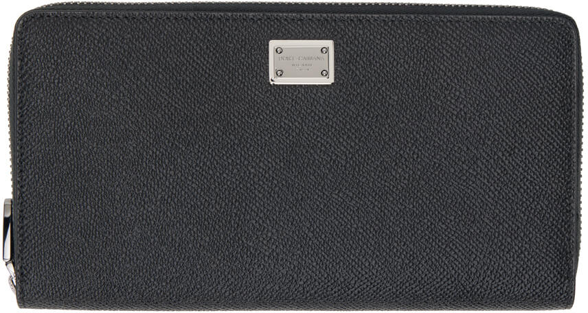 Dolce&Gabbana Black Zip Wallet Cover