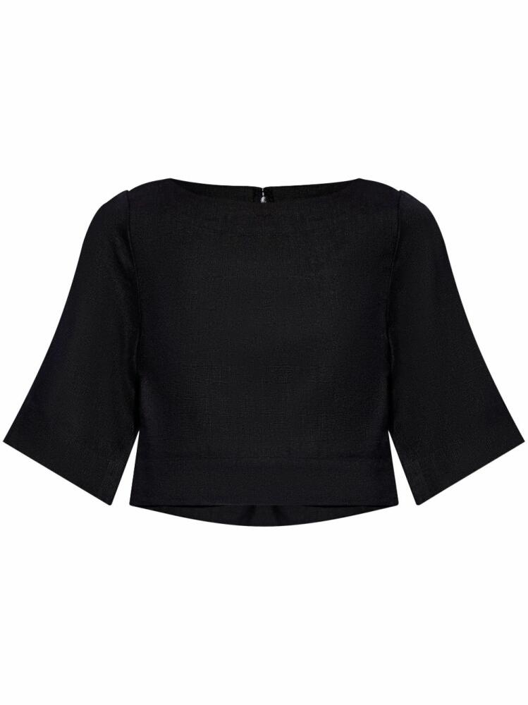 Posse Shay linen top - Black Cover