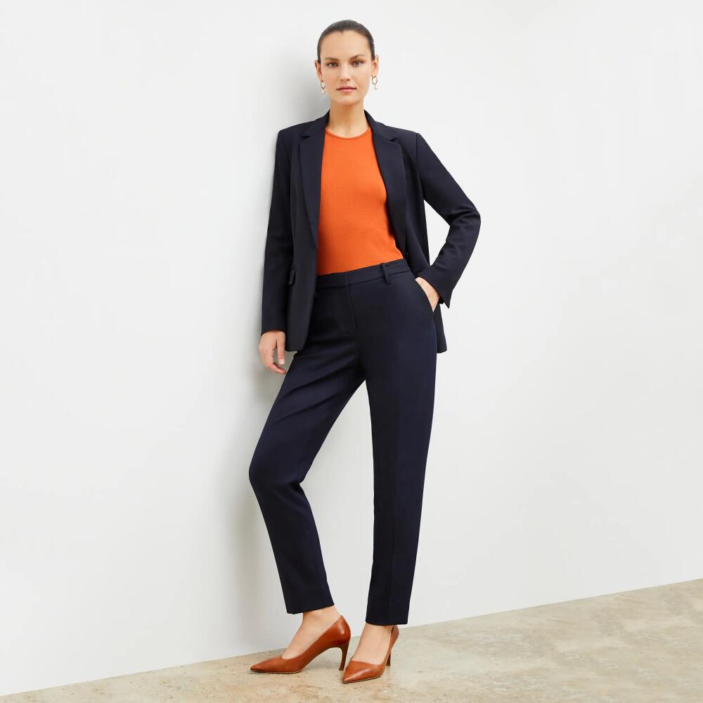 M.M.LaFleur Mejia Pant - Washable Wool Twill in Dark Navy Cover