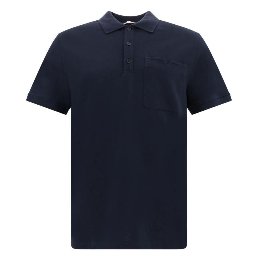 Valentino Garavani V-Logo Short-Sleeved Polo Shirt Cover