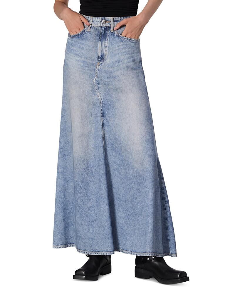 rag & bone Liquid Miramar Denim Maxi Skirt Cover