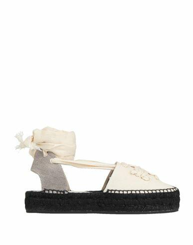 Tory Burch Woman Espadrilles Ivory Textile fibers Cover