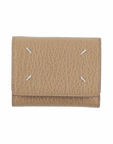 Maison Margiela Woman Wallet Khaki Bovine leather Cover